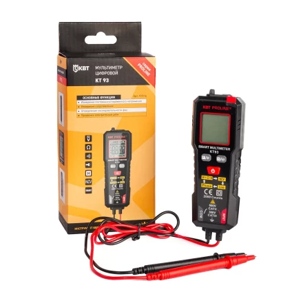 Мультиметр цифровой КВТ SMART KT 93 с True RMS (91916) купить в Надыме
