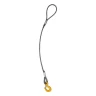 Строп канатный одноветвевой 1СК 1 т L=2.5 м с кч din 1.5 т канат din опрессовка купить в Надыме