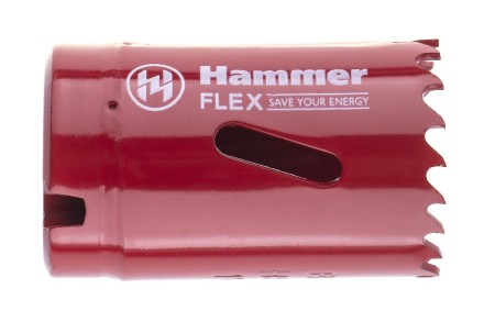Коронка биметаллическая HAMMER Ф32х38мм 5/8&quot; BiMETALL (224-006) купить в Надыме