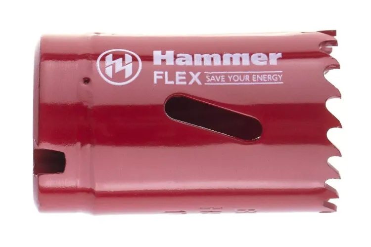 Коронка биметаллическая HAMMER Ф32х38мм 5/8" BiMETALL (224-006) купить в Надыме