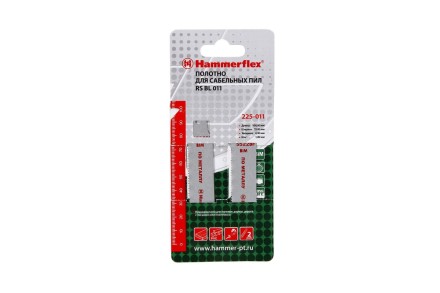 Полотно для сабельной пилы HAMMER 100мм, TPI 14, BIM, 2шт/уп (Flex 225-011) купить в Надыме