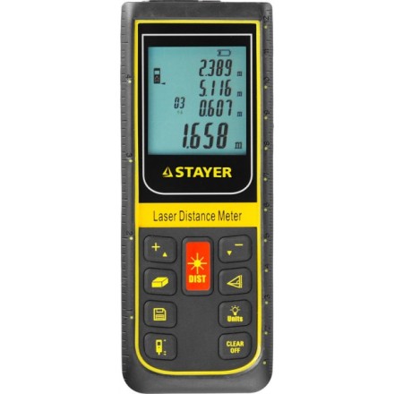 Дальномер PRO-Control лазерный, дальность 100м, точность 2мм, STAYER Professional 34959 34959 купить в Надыме