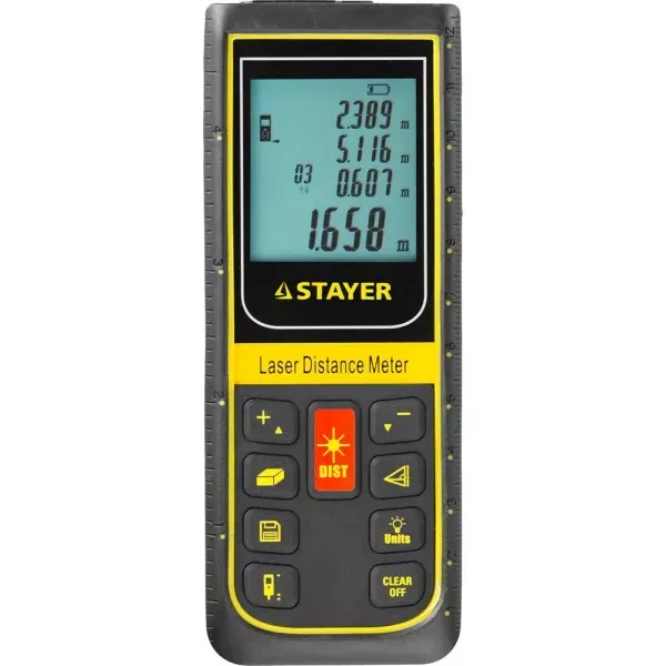 Дальномер PRO-Control лазерный, дальность 100м, точность 2мм, STAYER Professional 34959 34959 купить в Надыме