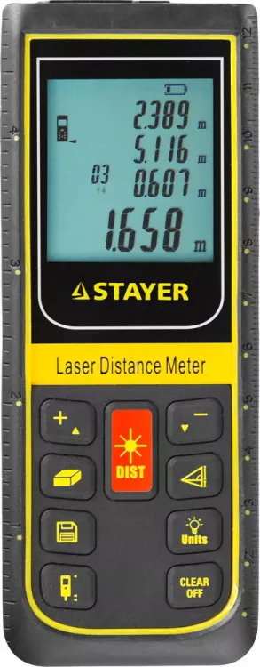 Дальномер PRO-Control лазерный, дальность 100м, точность 2мм, STAYER Professional 34959 34959 купить в Надыме
