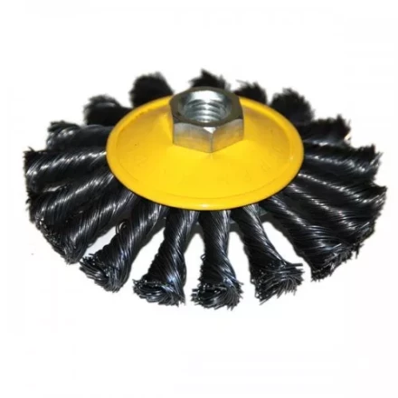 Щетка для УШМ дисковая выгнутая М14/115 мм, ст.витая 1/60 51572 купить в Надыме