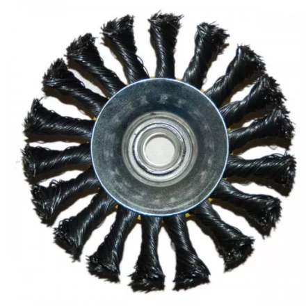 Щетка для УШМ дисковая выгнутая М14/115 мм, ст.витая 1/60 51572 купить в Надыме