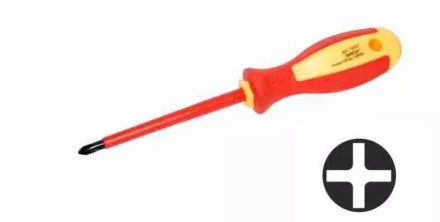 Отвертка диэл.крестовая PH№0х 100мм,1000В,1/10/120 19695 купить в Надыме
