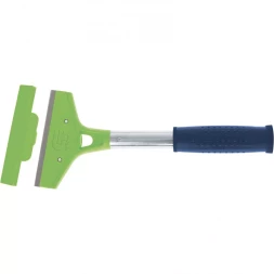 Скребок фиксированное лезвие 100мм металлическая обрезиненная ручка 500мм СИБРТЕХ 79543