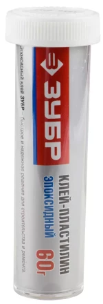 Клей-пластилин ЗУБР эпоксидный "холодная сварка", на блистере, 60 г 41956 купить в Надыме