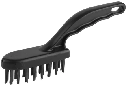 Щетка ЗУБР "ЭКСПЕРТ" проволочная стальная малая с пластмассовой ручкой, 4 ряда 35012-4_z01 купить в Надыме