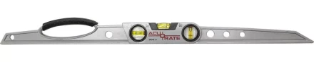 Уровень ЗУБР "ACURATE 2" литой алюминиевый, фрезерованный, эргономичная рукоятка, 3 ампулы, 80 см 34592-080 купить в Надыме