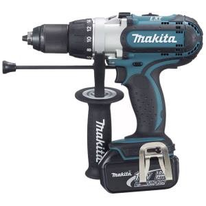 Дрель-шуруповерт аккумуляторная Makita DHP451RFE ударная купить в Надыме