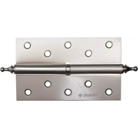 Петля дверная разъемная ЗУБР "ЭКСПЕРТ", 1 подшипник, цвет мат. никель (PN), правая, с крепежом, 125х75х2,5мм,2шт 37605-125-4R купить в Надыме