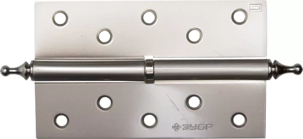 Петля дверная разъемная ЗУБР "ЭКСПЕРТ", 1 подшипник, цвет мат. никель (PN), правая, с крепежом, 125х75х2,5мм,2шт 37605-125-4R купить в Надыме