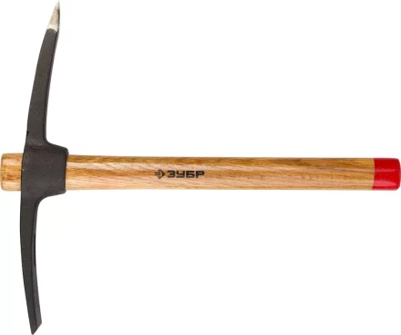 Кирка ЗУБР "МАСТЕР" кованая, с обратной деревянной рукояткой, 600г 20177-06 купить в Надыме