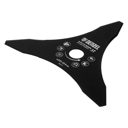 Диск для триммера, 255 х 25,4 3 лезвия Denzel 96377 купить в Надыме