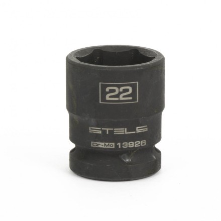 Головка ударная шестигранная 22 мм 1/2&quot; CrMo  Stels 13926 купить в Надыме