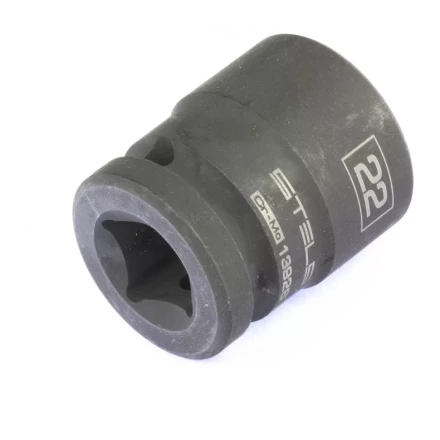Головка ударная шестигранная 22 мм 1/2" CrMo  Stels 13926 купить в Надыме