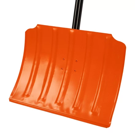 Лопата для уборки снега стальная Сибртех, 470х335х1335 мм, стальной черенок, Россия, 61656 купить в Надыме