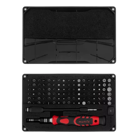 Набор для точных работ 107 в 1 Matrix, универсальный, сталь CrV, 13569 купить в Надыме