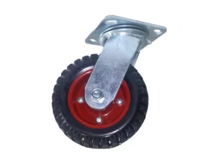 Колесо большегрузное поворотное PS 160 мм резина с протектором (N) 1045652 купить в Надыме