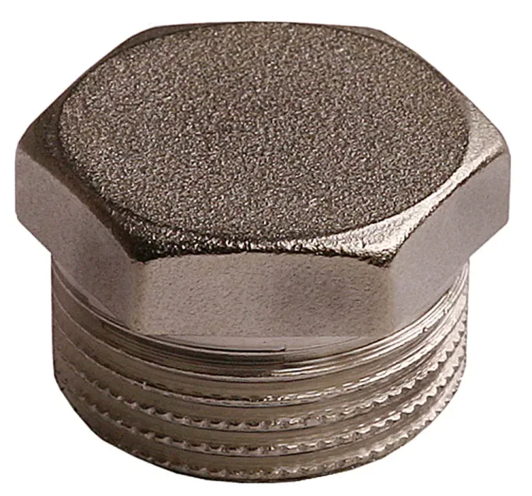 Заглушка GENERAL FITTINGS никелированная латунь, 6-ти гранная головка, наружная резьба, 1" 51097-S-1 купить в Надыме