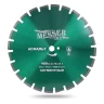 Алмазный сегментный диск MESSER-DIY диаметр 400мм для резки асфальта, свежего бетона и кирпича купить в Надыме
