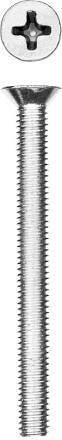 Винт DIN 965, M4 x 40 мм, 10 шт, кл. пр. 4.8, оцинкованный, ЗУБР 303116-04-040 купить в Надыме