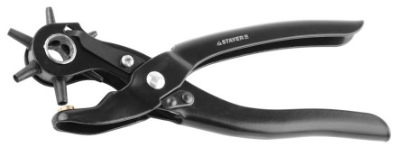 Дырокол STAYER &quot;STANDARD&quot; револьверный для кожи, 6-в-1, 2-4,5мм 22940_z01 купить в Надыме