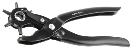 Дырокол STAYER "STANDARD" револьверный для кожи, 6-в-1, 2-4,5мм 22940_z01 купить в Надыме