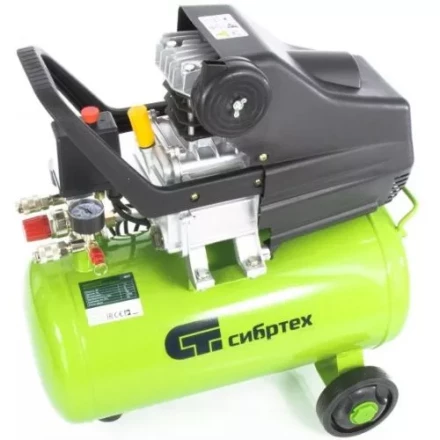 Компрессор масляный поршневой прямой привод с набором Сибртех КК-1500/24 ПЛЮС  58038 купить в Надыме
