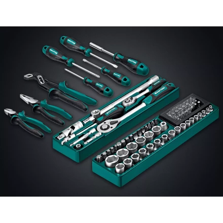 Универсальный набор инструмента в металлическом боксе, 99 предм. 27978-H99 купить в Надыме