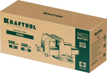 Тиски KRAFTOOL STEEL стальные 32701-200 купить в Надыме