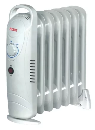 Маслянный радиатор обогреватель электрический Ресанта ОММ-7Н купить в Надыме