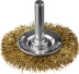 DEXX. Щетка дисковая для дрели, витая стальная латунированная проволока 0,3мм, 50мм 35110-050 купить в Надыме
