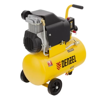 Компрессор воздушный DLC1300/24 безмасляный 1.3 кВт, 24 литра, 206 л/мин Denzel 58171 купить в Надыме