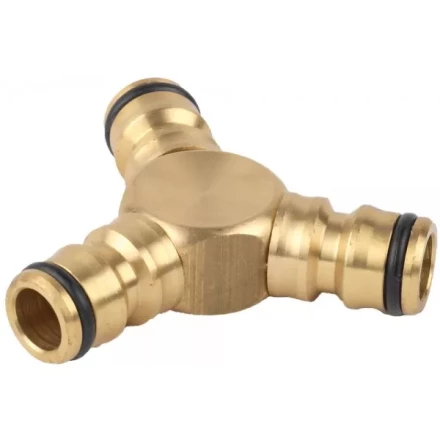 Тройник RACO "Profi" (соединитель-соединитель-соединитель) латунный, 1/2" 4246-55028B купить в Надыме