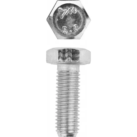 Болт ЗУБР "МАСТЕР" с шестигранной головкой, ГОСТ 7798-70, класс прочности 5.8, оцинкованный, M12x30мм, 5кг 303080-12-030 купить в Надыме