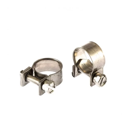 Хомуты металлические MINI 12-14 мм ширина 9 мм винтовой W4 2 шт Сибртех 475043 купить в Надыме