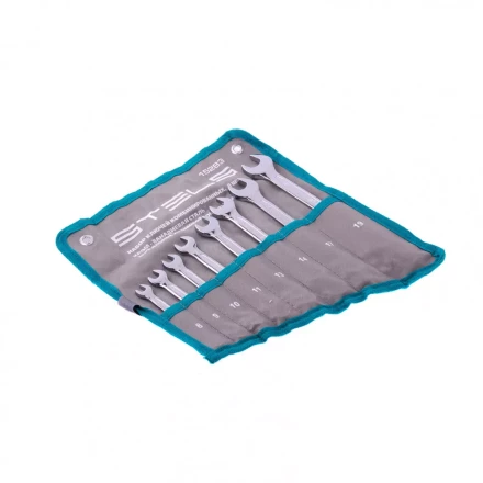 Набор ключей комбинированных 8 шт 8-19 мм,  антислип Stels 15283 купить в Надыме