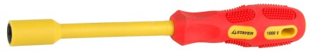 Отвертка STAYER &quot;INSULATED&quot; MAX-GRIP диэлектрич, Cr-V, HEX 10x125мм 25829-10-125 G купить в Надыме