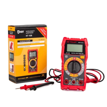 Мультиметр цифровой КВТ KT 108 с True RMS (86324) купить в Надыме