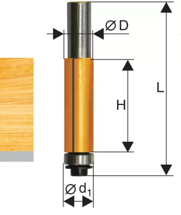 Фреза кромочная прямая ф95х13мм хв 8мм 10520 купить в Надыме
