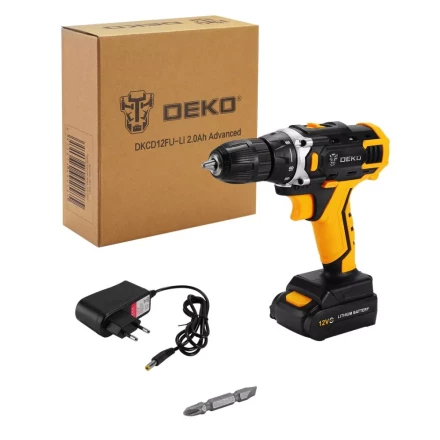 Дрель аккумуляторная DEKO DKCD12FU-U Advanced, 063-4131 купить в Надыме