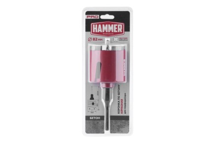 Коронка алмазная HAMMER Ф82мм (242-504) купить в Надыме