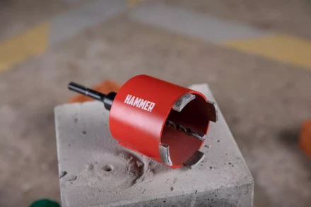 Коронка алмазная HAMMER Ф82мм (242-504) купить в Надыме
