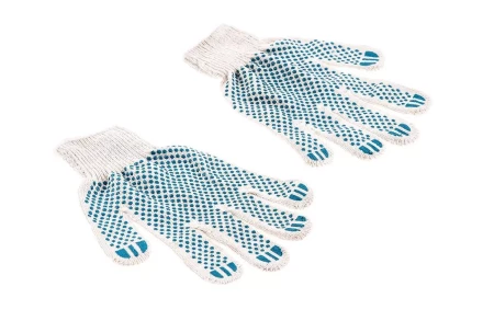 Перчатки ХБ 5 нитей с ПВХ HAMMER 230-031 купить в Надыме