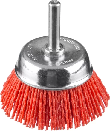 ЗУБР "ПРОФЕССИОНАЛ". Щетка чашечная для дрели, нейлоновая проволока с абразивным покрытием, 50мм 35165-050_z02 купить в Надыме