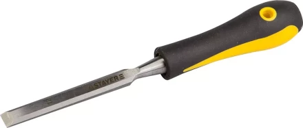 Стамеска с двухкомпонентной ручкой, 12мм, STAYER Profi 18205-12 купить в Надыме