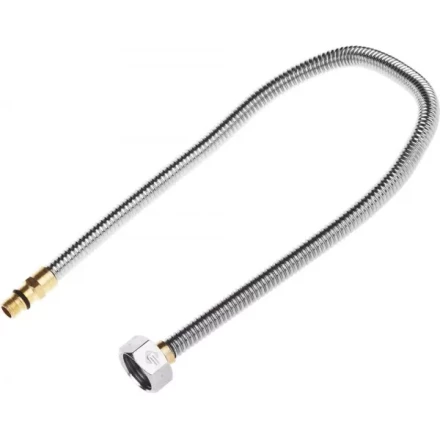 Подводка ЗУБР "ЭКСПЕРТ" сильфонная из нержавеющей стали, для смесителя, укороченная, г/ш (гайка-штуцер), 1/2", 0,5м 51012-050 купить в Надыме